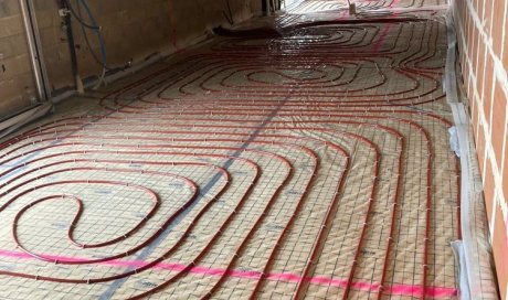 Pose de plancher chauffant dans une maison individuelle à Dijon et ses alentours